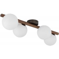 TK Lighting Estera lampa podsufitowa 4x8 W drewno 10270