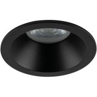 TK Lighting Opti Black lampa do zabudowy 1x10 W czarna 10577