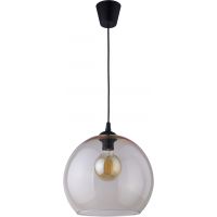TK Lighting Cubus lampa wisząca 1x15 W czarna-bursztynowa 2064