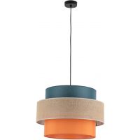 TK Lighting Trio lampa wisząca 1x15 W czarna 2758