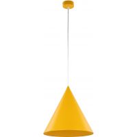 TK Lighting Cono lampa wisząca 1x15 W żółta 10066