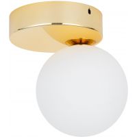 TK Lighting Bianca lampa podsufitowa 1x6W złoty/biały 4695