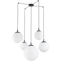 TK Lighting Esme lampa wisząca 5x15 W czarna 4791