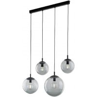 TK Lighting Esme lampa wisząca 4x15 W grafitowa 5381