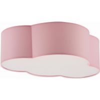 TK Lighting Cloud plafon 2x15W różowy/biały 6075