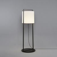 Tooy Macao lampa stojąca 1x20W czarny piaskowy/biały 551.64.C74.W-F