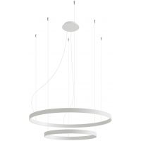 Thoro Lighting Rio lampa wisząca 2x80W LED biała TH.178