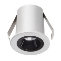 Unilight lampa do zabudowy 1x2W biała ULDL301