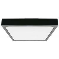 V-TAC plafon 1x24W LED biały/czarny 7645