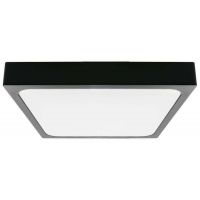 V-TAC plafon 1x24W LED czarny/biały 7646