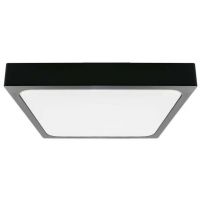 V-TAC plafon 1x24W LED biały/czarny 7673