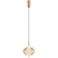 Zuma Line Galatea lampa wisząca 1x6,5 W złota 003064-034758