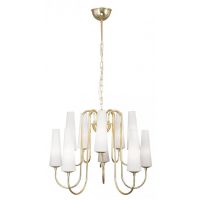 Zuma Line Magnum lampa wisząca 10x40W biała/złota 1129