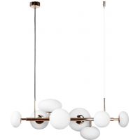 Zuma Line Omi lampa wisząca 8x5 W złota 1193