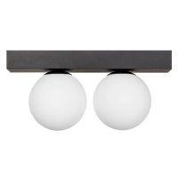 Zuma Line Sphere lampa podsufitowa 2x8 W biała-czarna 1205