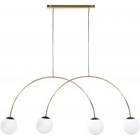 Zuma Line Bow lampa wisząca 4x10 W złota 1219