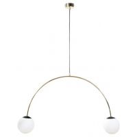 Zuma Line Bow lampa wisząca 2x10 W złota 1221