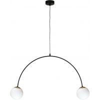 Zuma Line Bow lampa wisząca 2x10 W czarna 1222