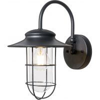 Zuma Line Industrial kinkiet zewnętrzny 1x60 W czarny 17068-WD