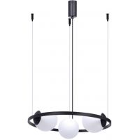 Zuma Line Orbit lampa wisząca 3x40 W czarna 5004