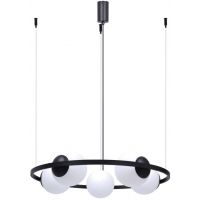 Zuma Line Orbit lampa wisząca 5x40 W czarna 5011