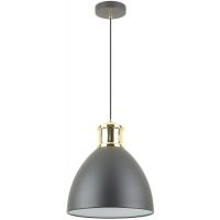 Zuma Line Mensa lampa wisząca 1x40W czarny/złoty A8050L-SBK