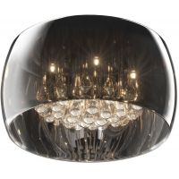Zuma Line Crystal lampa podsufitowa 5x42 W chrom-przydymiona-kryształ C0076-05L-F4FZ