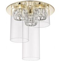 Zuma Line Gem lampa podsufitowa 3x5 W przezroczysta C0389-03F-F7AC