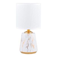 Zuma Line lampa stołowa 1x40 W biała HS8605-WH