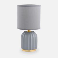 Zuma Line lampa stołowa 1x40 W szara HS8723-GR