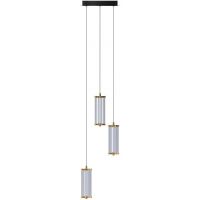 Zuma Line Cally lampa wisząca 3x8 W przezroczysta-złota MD3147-3A-3GT