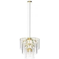 Zuma Line Nira lampa wisząca 14x40 W przezroczysta-złota MD3523-14L-EGN