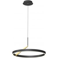 Zuma Line Malu lampa wisząca 1x37 W czarna MD3689-1M-3BGT