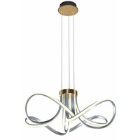 Zuma Line Abro lampa wisząca 1x45W czarny/złoty/szary MD5520-4-3BGBDT
