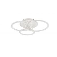 Zuma Line Lunar lampa podsufitowa 1x55 W biała-chrom MS238130-WH