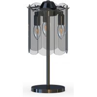 Zuma Line Nira lampa stołowa 3x40 W czarna-przydymiona MT3523-3S-EBCN