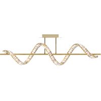 Zuma Line Athesa lampa podsufitowa 1x26 W przezroczysta-złota MX3170-1-3GT