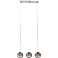 Zuma Line Crystal lampa wisząca 3x42W chrom/szkło dymione/kryształ P0076-03N-B5FZ