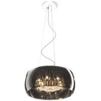 Zuma Line Crystal lampa wisząca 6x42W chrom/szkło dymione/kryształ P0076-06X-F4FZ