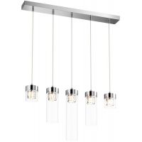 Zuma Line Gatafe lampa wisząca 5x28 W przezroczysta P0389-05E-B5AC