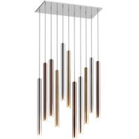 Zuma Line Loya lampa wisząca 11x5W chrom/miedziany/złoty P0461-11A-B5SC
