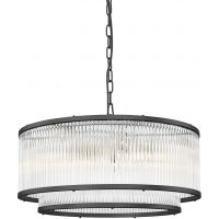 Zuma Line Sergio lampa wisząca 6x60 W czarna P0528-06H-P7AC