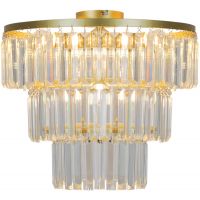 Zuma Line Tifanny lampa podsufitowa 4x40 W przezroczysta P17127-4-GD