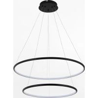 Zuma Line Marseille lampa wisząca 2x40 W czarna PL201004B-2BK
