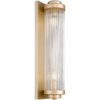 Zuma Line Sergio kinkiet 2x60W złoty mat/szkło przezroczyste W0528-02M-V6AC