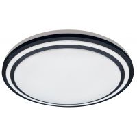 Zuma Line Rati lampa podsufitowa 1x22 W RGB biała-czarna YL-CCTR-01