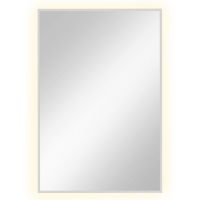 Baltica Design Tiny Border Straight lustro 60x90 cm prostokątne z oświetleniem biały