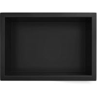 Balneo Wall-Box One Black półka wnękowa 30 cm czarna B0101020410-1