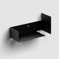 Clou Flush konsola 44x18x20,5 cm podumywalkowa wisząca lewa czarna CL/07.36.032.21