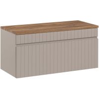 Zestaw Comad Iconic Cashmere szafka 100x45,6x46 cm podumywalkowa wisząca z blatem kaszmir SET - ICC B 100 CM